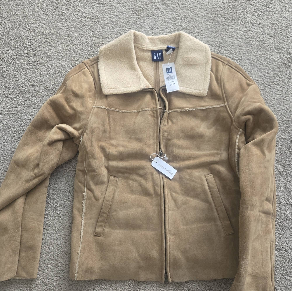 GAP Camel Suede Jacket